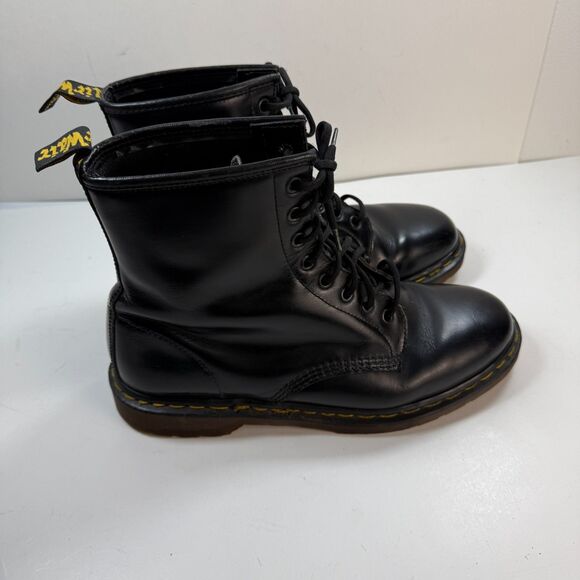 Dr. Martens Vintage 1460 Made in England Black Leather 8-Eye Boots Mens Size 12 main image 11